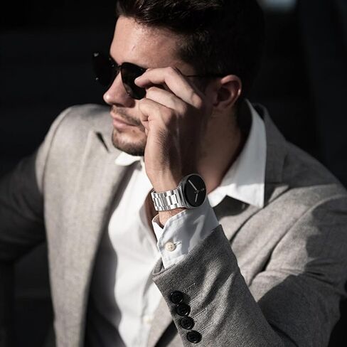 أشرطة معدنية متوافقة مع Samsung Galaxy Watch 8 Classic Band 46mm ، Galaxy Watch 8 Band 44mm 40mm ، معصم حزام من الفولاذ المقاوم للصدأ من أجل Samsung Watch 8 فرق كلاسيكية للنساء in Kuwait