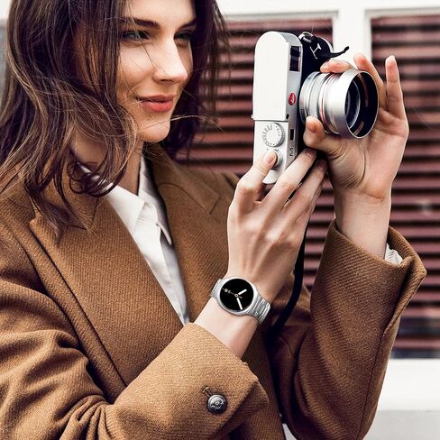 أشرطة معدنية متوافقة مع Samsung Galaxy Watch 8 Classic Band 46mm ، Galaxy Watch 8 Band 44mm 40mm ، معصم حزام من الفولاذ المقاوم للصدأ من أجل Samsung Watch 8 فرق كلاسيكية للنساء in Kuwait