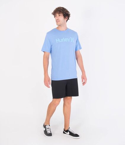 Hurley Men's Everyday Washed One and Only Solid T-Shirt, Black, Large in Saudi Arabia