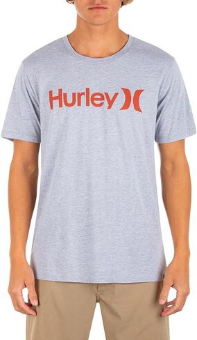 Hurley Men's Everyday Washed One and Only Solid T-Shirt, Black, Large in Saudi Arabia