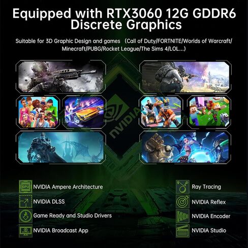 thdeukoty mini pc gaming i9-12900f 16 cores up tot to 5.1ghz ، desktop computer rtx3060 12g ، windows 11 pro ، 64g ddr4 ram 1t ssd ، optical ، wifi6 bt5.1 ، hdmi*2 dp*2 8k@60hz أربعة عرض عرض in Kuwait