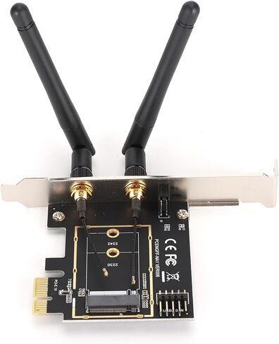 pci e 1x إلى مفتاح بطاقة محول لاسلكي e ، توسيع الشبكة ، أداء مستقر مع مادة ABS ، ل winxp ، مناسبة للمفتاح A أو المفتاح A in Kuwait