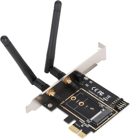 pci e 1x إلى مفتاح بطاقة محول لاسلكي e ، توسيع الشبكة ، أداء مستقر مع مادة ABS ، ل winxp ، مناسبة للمفتاح A أو المفتاح A in Kuwait