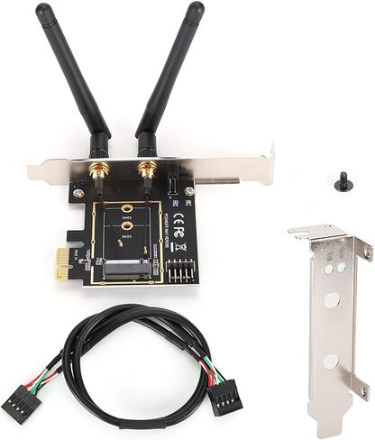 pci e 1x إلى مفتاح بطاقة محول لاسلكي e ، توسيع الشبكة ، أداء مستقر مع مادة ABS ، ل winxp ، مناسبة للمفتاح A أو المفتاح A in Kuwait