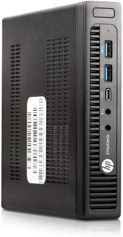 HP ELITERESK 800 G2 MINI POWER BUSINESS SKTOP PC مع Intel CPU CORE I5 6500 حتى 3.6 جيجا هرتز / جديد DDR4 16GB RAM / NEW SSD 512GB WiFi DP HDMI Windos10 Pro (متجدد) in Saudi Arabia
