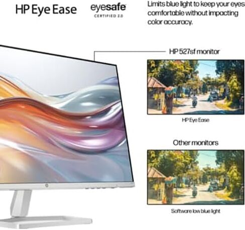 HP 527SF Series 5 27 "FHD 1920X1080 IPS Monitor ، 100Hz ، 99 ٪ SRGB ، 1500: 1 ، 5MS ، Black/Silver (2025 Model) (متجدد) in Kuwait
