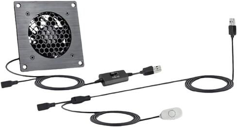 80 مم معجب USB لجهاز التوجيه وأجهزة الألعاب مع سرعات قابلة للتعديل وتصميم همس هادئ (F10S0802505EC) in Kuwait