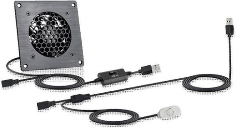 80 مم معجب USB لجهاز التوجيه وأجهزة الألعاب مع سرعات قابلة للتعديل وتصميم همس هادئ (F10S0802505EC) in Kuwait