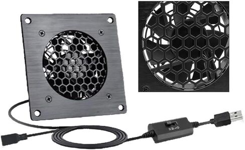 80 مم معجب USB لجهاز التوجيه وأجهزة الألعاب مع سرعات قابلة للتعديل وتصميم همس هادئ (F10S0802505EC) in Kuwait