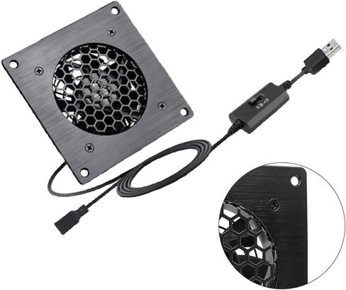 80 مم معجب USB لجهاز التوجيه وأجهزة الألعاب مع سرعات قابلة للتعديل وتصميم همس هادئ (F10S0802505EC) in Kuwait