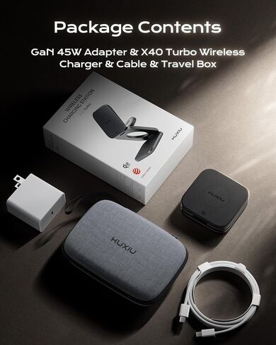 QI2.2 25W شاحن لاسلكي مغناطيسي ، قابلة للطي 3 في محطة شحن سفر لـ iPhone 17/16/15/14/13/12 ، 5W لـ Apple Watch & Airpods ، تصميم سبيكة الألومنيوم ، محول 45W GAN ، رمادي ، in Saudi Arabia