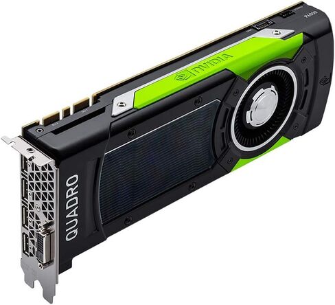 PNY NVIDIA QUADRO P6000 - بطاقة الرسومات - Quadro P6000 - 24 GB GDDR5 - PCIE 3.0 x16 - DVI ، 4 × DisplayPort (متجدد) in Saudi Arabia