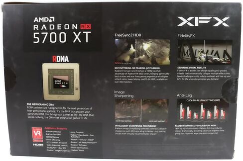 XFX RX 5700 XT Triple Dissipation 8GB GDDR6 3xDP HDMI Graphics Card RX-57XT83LD8 (Renewed) in Saudi Arabia