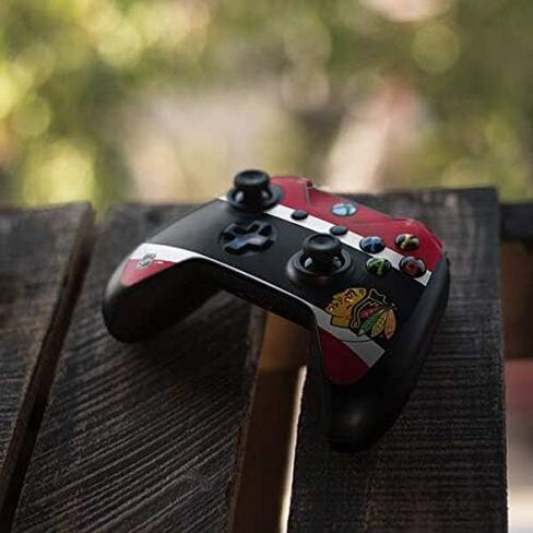 Skinit Decal Gaming Skin Compatible with Xbox One Elite Controller - Officially Licensed NHL Chicago Blackhawks Jersey Design in Saudi Arabia