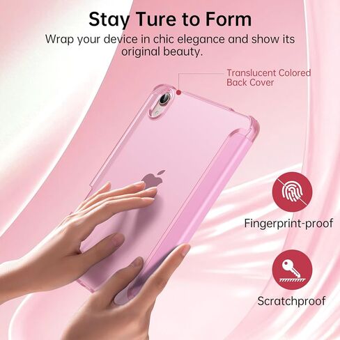 Moko for iPad Mini 7 A17 Pro Case 2024 ، iPad Mini Generation Case 8.3 Inch 2021 مع حامل قلم رصاص ، غطاء واقعي ذكي ضوئي ضئي in Kuwait
