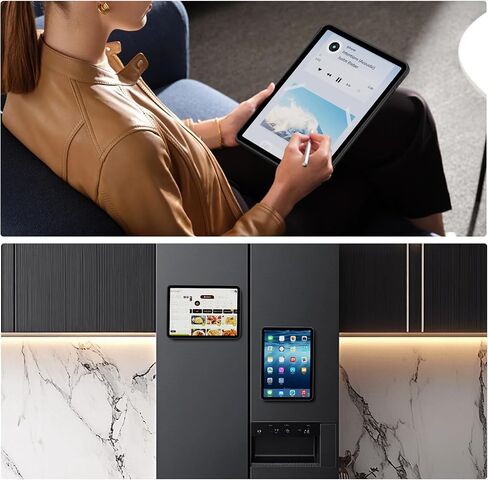 حالة لجيل iPad (A16) الحادي عشر/العاشر (2025/2022 ، 11/10.9 بوصة) مع قفل ، غطاء حامل مغناطيسي ذكي قابل للفصل ، جهاز كمبيوتر صلب شفاف شفاف ، قذيفة الظهر/الاستيقاظ ، أسود ، أسود. in Kuwait