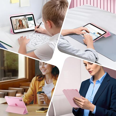 Moko for iPad Mini 7 A17 Pro Case 2024 ، iPad Mini Generation Case 8.3 Inch 2021 مع حامل قلم رصاص ، غطاء واقعي ذكي ضوئي ضئي in Kuwait