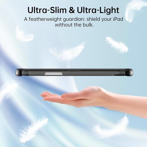 Moko for iPad Mini 7 A17 Pro Case 2024 ، iPad Mini Generation Case 8.3 Inch 2021 مع حامل قلم رصاص ، غطاء واقعي ذكي ضوئي ضئي in Kuwait