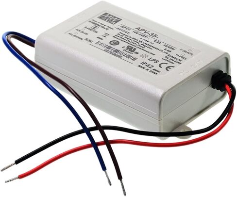 يعني بئر APV 35W 24V 1.5A برنامج تشغيل LED ， APV-35-24 AC-DC محول محول الطاقة الجهد الثابتة لجهد الجهد مع IP42 ، علبة بلاستيكية in Kuwait