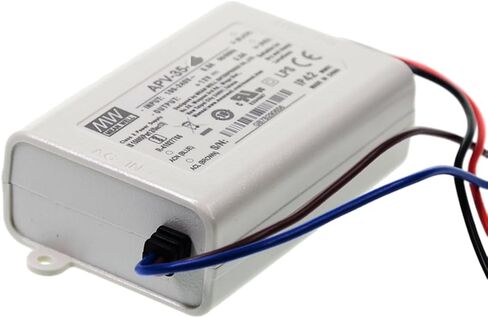 يعني بئر APV 35W 24V 1.5A برنامج تشغيل LED ， APV-35-24 AC-DC محول محول الطاقة الجهد الثابتة لجهد الجهد مع IP42 ، علبة بلاستيكية in Kuwait