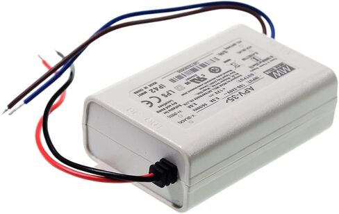 يعني بئر APV 35W 24V 1.5A برنامج تشغيل LED ， APV-35-24 AC-DC محول محول الطاقة الجهد الثابتة لجهد الجهد مع IP42 ، علبة بلاستيكية in Kuwait