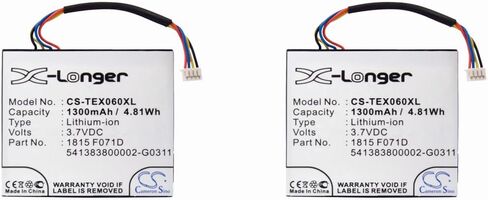 (2 حزمة) بطارية XSP لـ Texas InstrumentsN2/AC/2L1/A Ti-84 C Silver Ti-84 Plus C Silver Edition Ti-Nspire CAS PN 1815 F071D 3.7L1060SP 3.7L1200SP 3.7L1230SP 541383800002-G0311 in Saudi Arabia