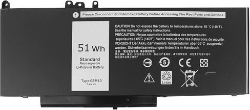 بطارية كمبيوتر محمول J1KND متوافقة مع Dell Inspiron N7110 N5010 N5110 3420 3520 N4050 9T48V N5030 N5050 N5040 4T7JN N4010 M5040 13r 14r 15r N4110 N3010 M5110 M4110 M501 M503 17R 1540 5200 مللي أمبير in Kuwait