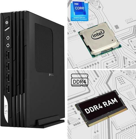 MSI PRO DP21 Desktop, Intel Core i5-13400, UHD 730, 8GB' Memory, 500GB SSD, WiFi 6 AX211, Windows 11 PRO, 3Y Onsite Warranty (13M-496US) (Renewed) in Saudi Arabia