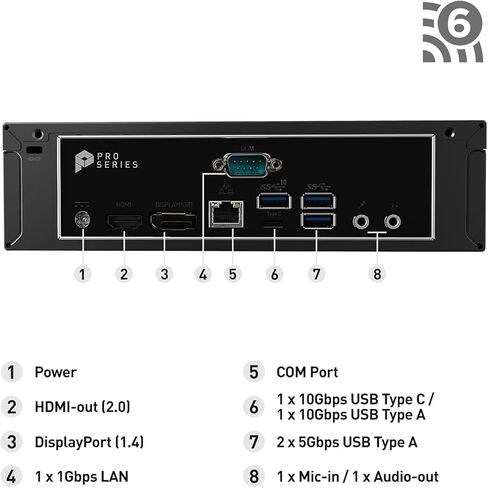 MSI PRO DP21 Desktop, Intel Core i5-13400, UHD 730, 8GB' Memory, 500GB SSD, WiFi 6 AX211, Windows 11 PRO, 3Y Onsite Warranty (13M-496US) (Renewed) in Saudi Arabia