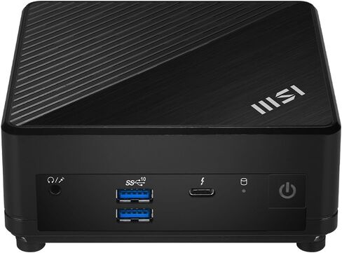 MSI Cubi 5 12M-266US Mini Desktop Computer, Intel Core i3-1215U 1.2GHz, 8GB RAM, 1TB SSD, Windows 11 Home, Black in Saudi Arabia