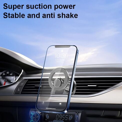 for MagSafe Car Mount [16 Strong Magnets] Magnetic Air Vent Car Phone Holder, Hands Free Cell Phone Holder, Fit for iPhone 16 15 14 13 12 Series, Cars Accessories Gifts for Men Women in Saudi Arabia