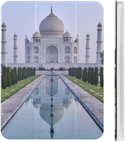 Taj Mahal Thailand Case مع حامل القلم Trifold Trifold Stand متوافق مع iPad Mini 4/5/6 Mini6 （8.3in） in Kuwait