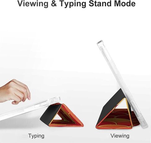 حالة نمط مقياس الأسماك مع حامل القلم رفيع الخفيفة الوزن trifold موقف متوافق مع iPad mini 4/5/6 mini6 （8.3in） in Kuwait