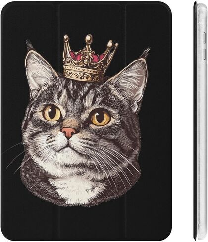 Meow King Smart Cat مع حامل القلم Trifold Slim خفيف الوزن متوافق مع iPad Mini 4/5/6 Mini6 （8.3in） in Kuwait