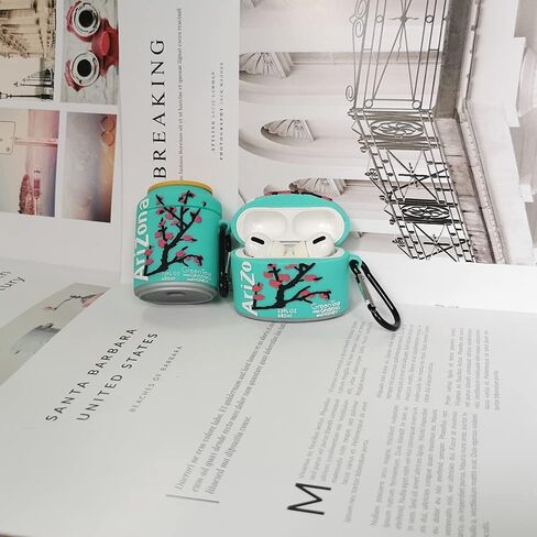 علبة السيليكون الناعمة مع سلسلة مفاتيح لـ Apple Airpod 1 2 3 Pro Drink Design 3D Caroon Cool Contrection فريدة من نوعها فريدة من نوعها للجنسين للأطفال الفتيات (زجاجة الصودا الفلفل ، من أجل AirPods 1/2) in Kuwait