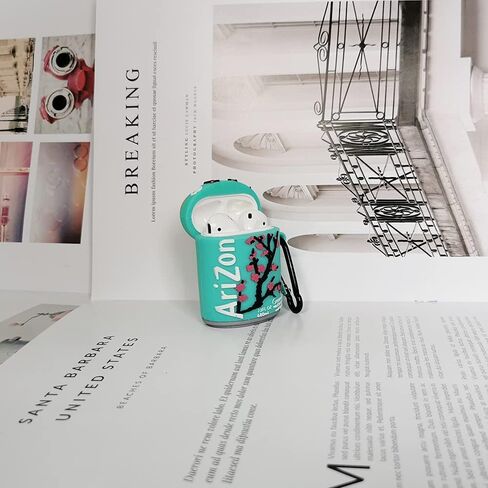 علبة السيليكون الناعمة مع سلسلة مفاتيح لـ Apple Airpod 1 2 3 Pro Drink Design 3D Caroon Cool Contrection فريدة من نوعها فريدة من نوعها للجنسين للأطفال الفتيات (زجاجة الصودا الفلفل ، من أجل AirPods 1/2) in Kuwait