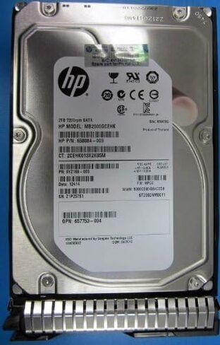 HP 658079-B21 2TB 7200RPM 3.5inch 6G SATA SC LFF LIF LADIN in Kuwait