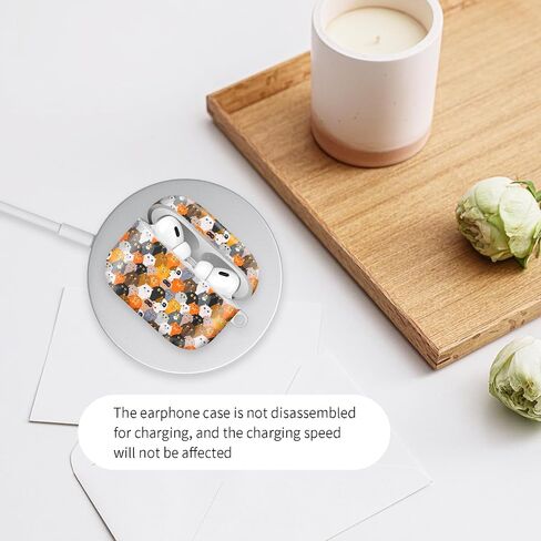 يتوافق مع Airpod Pro 2nd/1st Generation ، حالة صلبة خفيفة الوزن ودائمة مع سلسلة مفاتيح ، غطاء Airpod Airpod الأنيق للنساء (الخيول الجري) in Kuwait