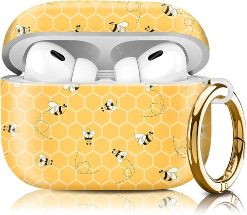 Compatiable with AirPod Pro 2nd/1st Generation Case,Lightweight & Durable Resistant Hard Case with Keychain,Stylish Design AirPod Case Cover for Women(Running Horses) in Kuwait