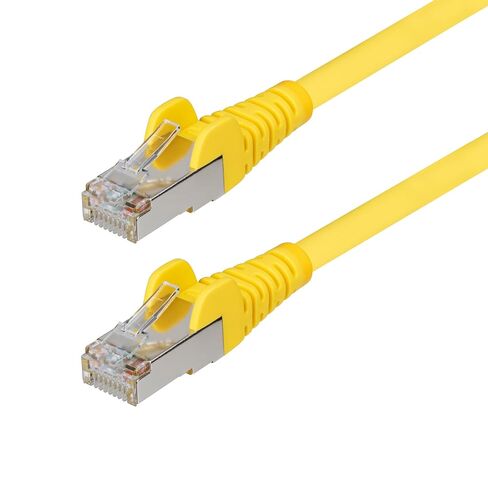 StarTech.com 6ft Yellow CAT6a Ethernet Cable, Snagless RJ45, 10GbE, 100W PoE++, S/FTP, 500MHz, 27AWG Pure Bare Copper, LSZH in Saudi Arabia