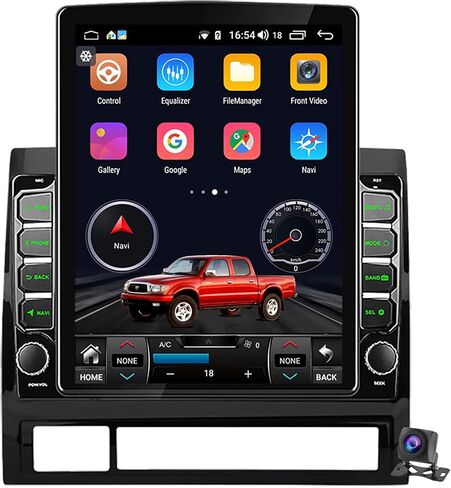 Radio Android 14 Car Stereo Radio Toyota Tacoma 2005-2015 Carplay المدمج/Android Auto 9.7 بوصة وحدة Tesla نمط IPS شاشة اللمس مع GPS Navigation DSP Bluetooth GPS ، FM WiFi +Camera Backup in Kuwait