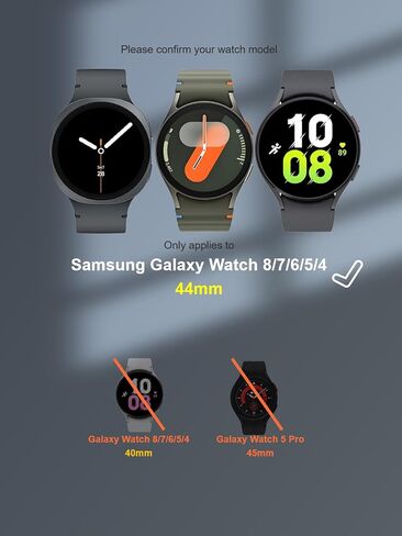 شاشة حماية لساعة سامسونج جالكسي ووتش 5 44 ملم الذكية [4 قطع]، زجاج مقوى ايدابرو مضاد للخدش وخالي من الفقاعات وسهل التركيب in Kuwait