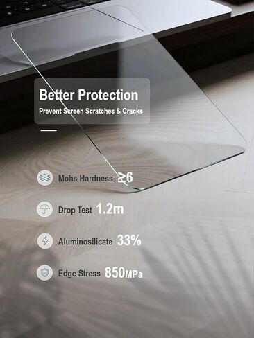 شاشة حماية لساعة سامسونج جالكسي ووتش 5 44 ملم الذكية [4 قطع]، زجاج مقوى ايدابرو مضاد للخدش وخالي من الفقاعات وسهل التركيب in Kuwait