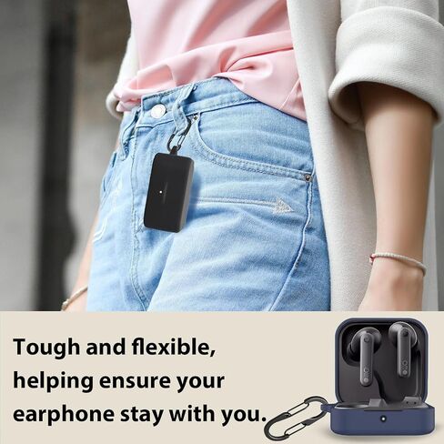 [2 Pack] Case Easybee متوافق مع Buds CMF 2A سماعات شحن الأذن ، حزامين مضاد للوقوف ، سائل سائل ناعم فائق الصدمات. in Kuwait