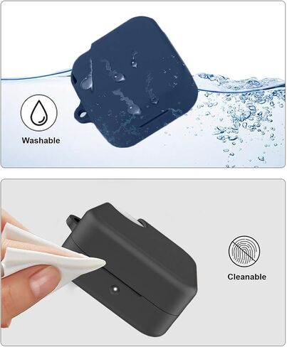 [2 Pack] Case Easybee متوافق مع Buds CMF 2A سماعات شحن الأذن ، حزامين مضاد للوقوف ، سائل سائل ناعم فائق الصدمات. in Kuwait