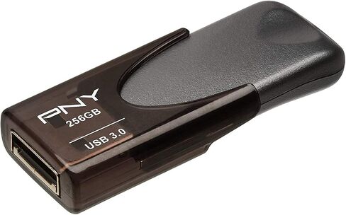 Generic PNY 256GB USB 3.0 Turbo Attaché Flash Drive for Pictures Video Storage on Computer (P-FD256TBAT4A-GE) Bundle with (1) Everything But Stromboli Lanyard in Saudi Arabia