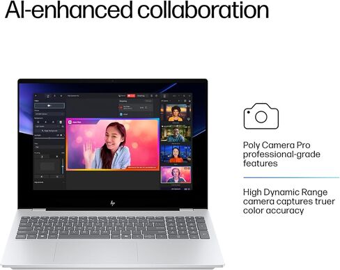 HP Omnibook 7 COPILOT AI LAPTOP | 16 "2K OLED TOUCH (120 هرتز ، 100 ٪ DCI-P3) | Intel Core Ultra 7 255H | 32GB RAM 1TB SSD | FOR Creator Business Profession in Saudi Arabia