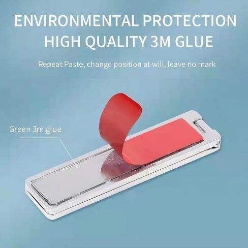 Yoidesu Phone Kickstand ، Thin Thin غير المرئي الزاوية القابلة للتعديل للهاتف الرأسي والأفقي ، والهاتف المعدني اللامع اللامع لزج قابلة للطي من أجل أي هاتف محمول (شظية) in Kuwait