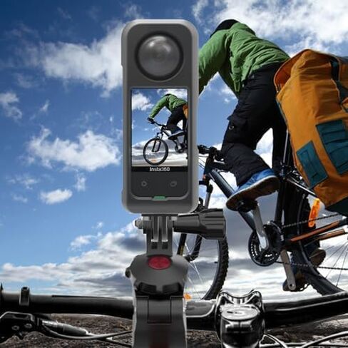 ONE X4 Camera cage Set,Aluminum Case Set for Insta360 X4 with 1/4 Threaded Hole and Gopro Adapter on The Bottom Can be Attached to Tripod or Selfie Stick Heat Dissipation Shake-Proof in Saudi Arabia