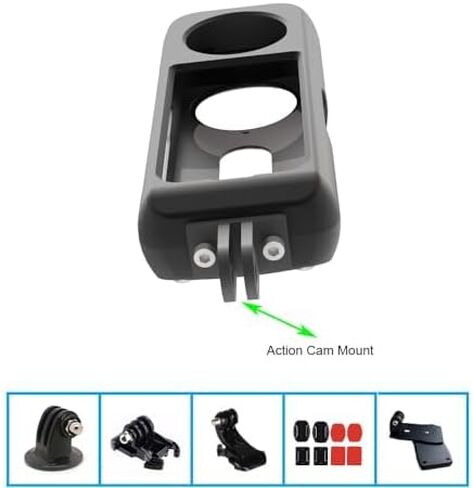 ONE X4 Camera cage Set,Aluminum Case Set for Insta360 X4 with 1/4 Threaded Hole and Gopro Adapter on The Bottom Can be Attached to Tripod or Selfie Stick Heat Dissipation Shake-Proof in Saudi Arabia